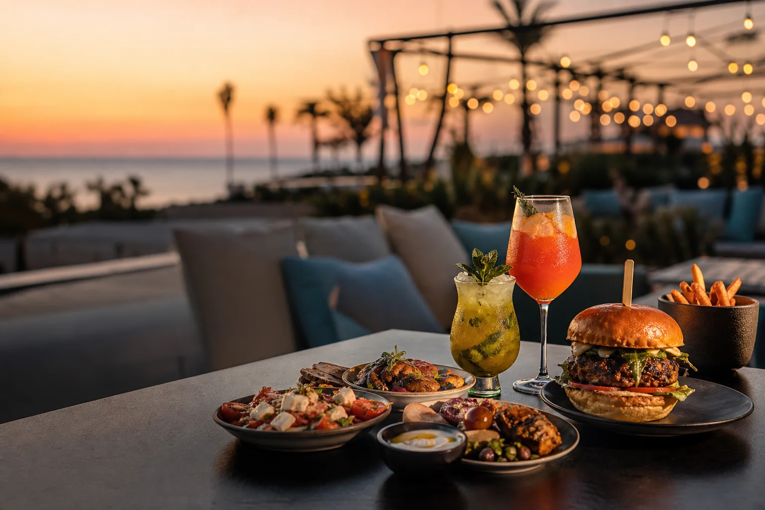 Sunset lounge table